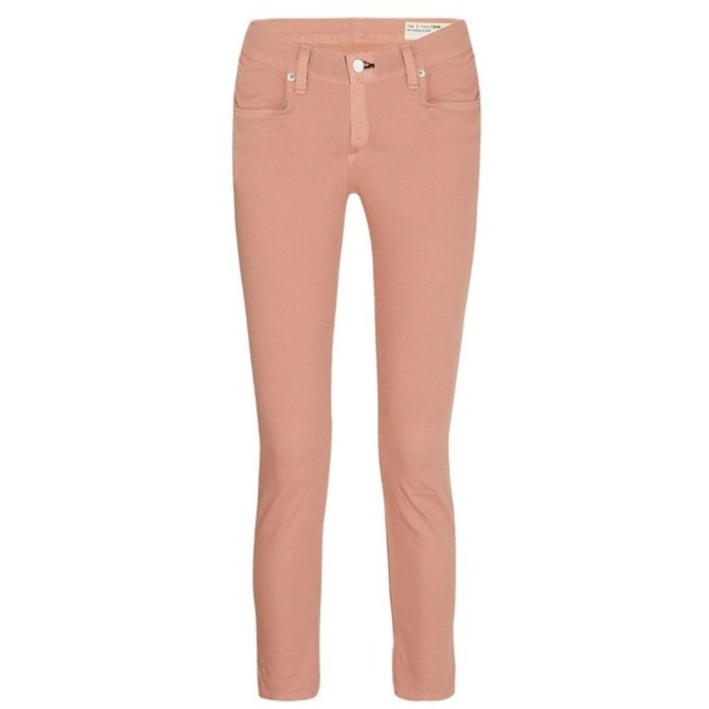 Rag & Bone Blush Zipper Capri Jeans 29